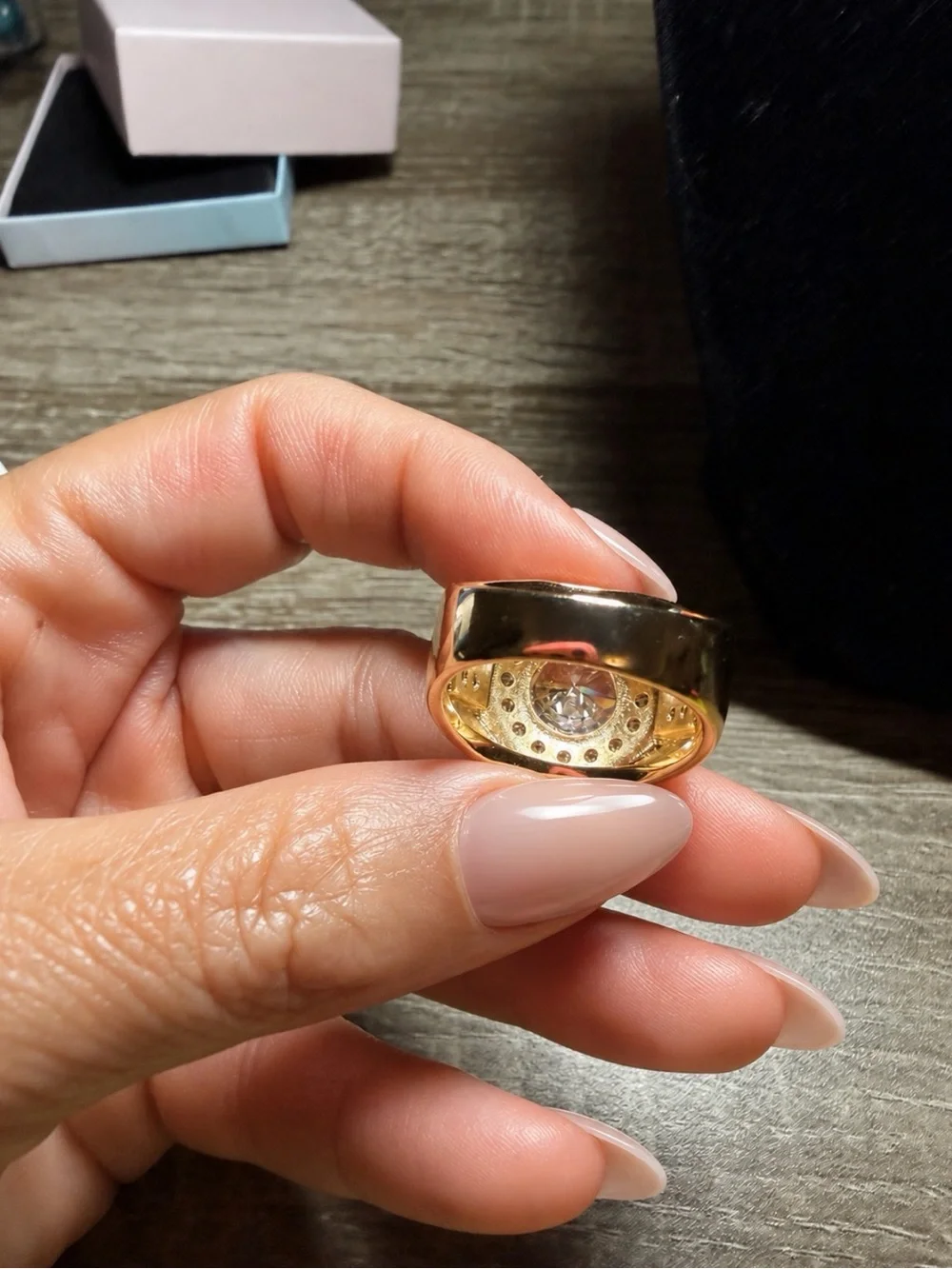 Men’s Gold-Filled Statement Ring two sizes available
